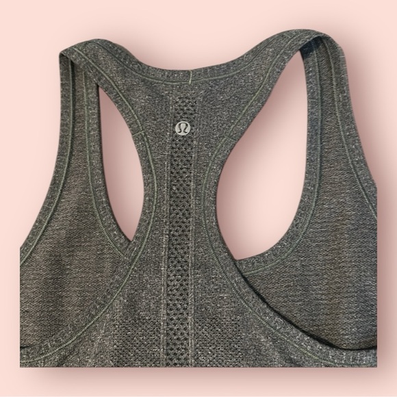 Lululemon Swiftly Tech Racerback‎ Athletic running shirt size 10 grey - Picture 6 of 7